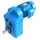 F series solid shaft Parallel Shaft Helical Geared motor