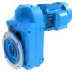 FAF series hollow shaft flange mounted parallel shaft helical gearmotor