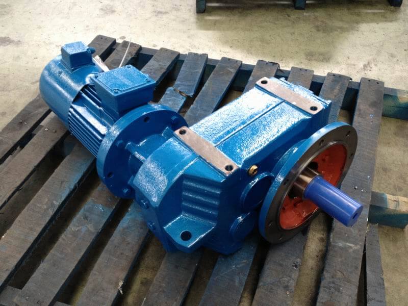 FF107 parallel shaft helical gearmotor