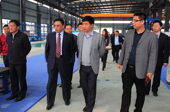 Mr. Sun Yunfei and his group visited the FLK factory