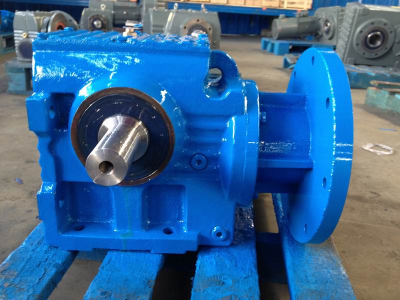 S77 worm helical gearbox