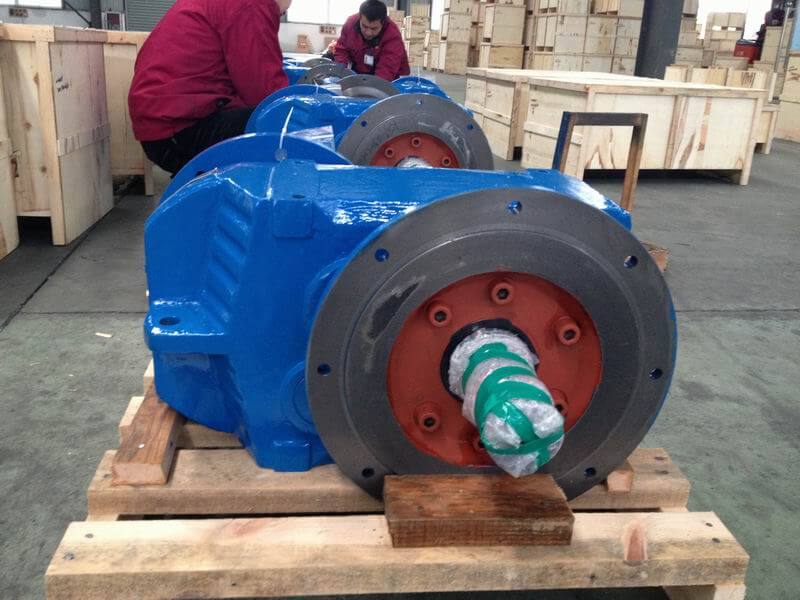 parallel shaft helical gear reducer FF97
