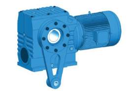 Hollow Shaft Torque Arm Mounted Worm Helical Gearmotor